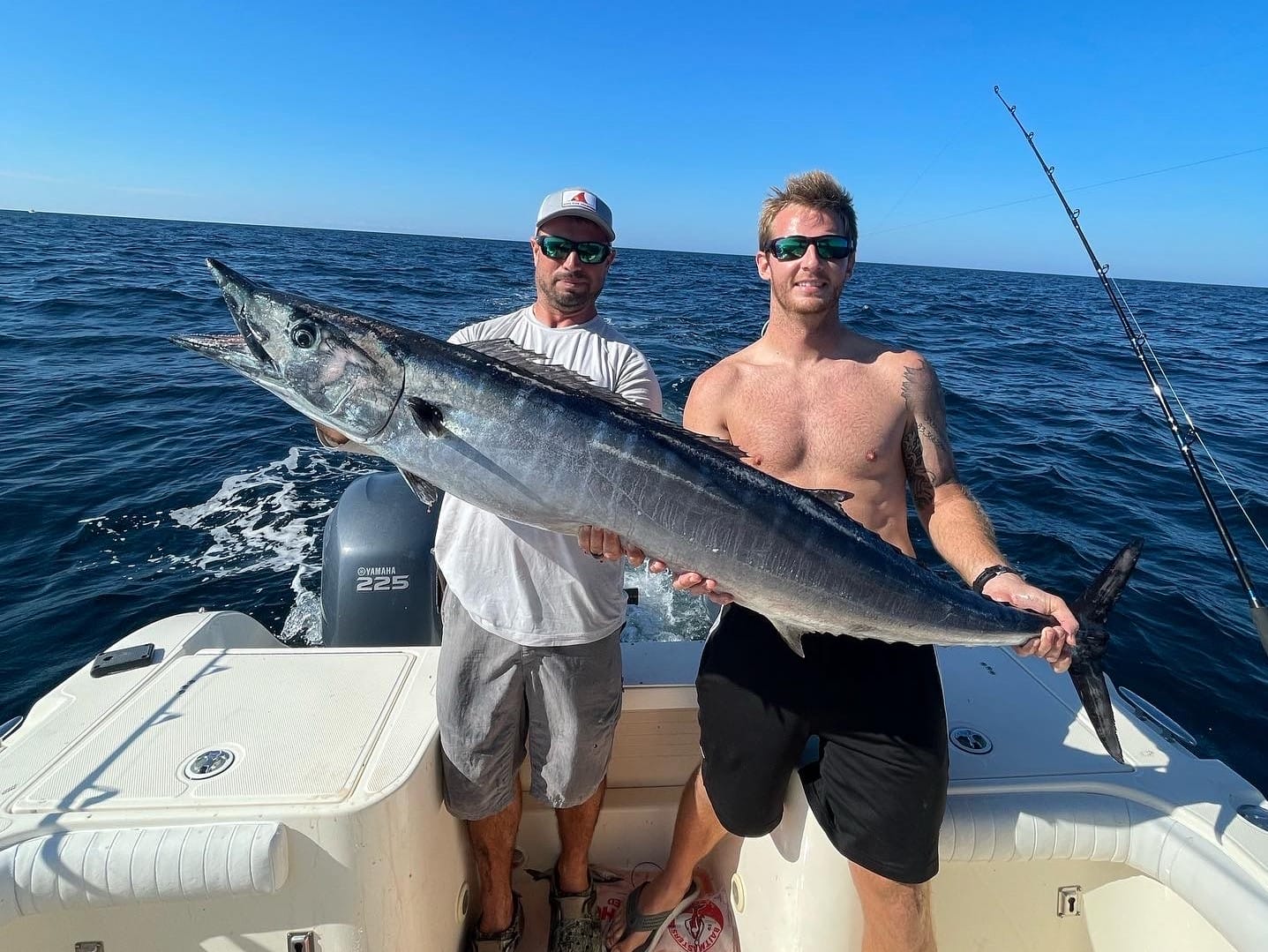 Saltwater fishing gear for wahoo and trolling