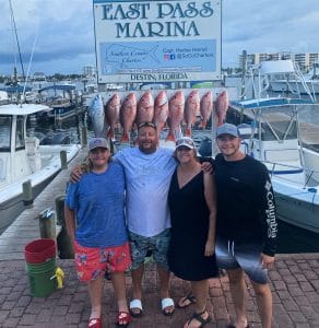 Photo from a Destin, FL fishing charter week of